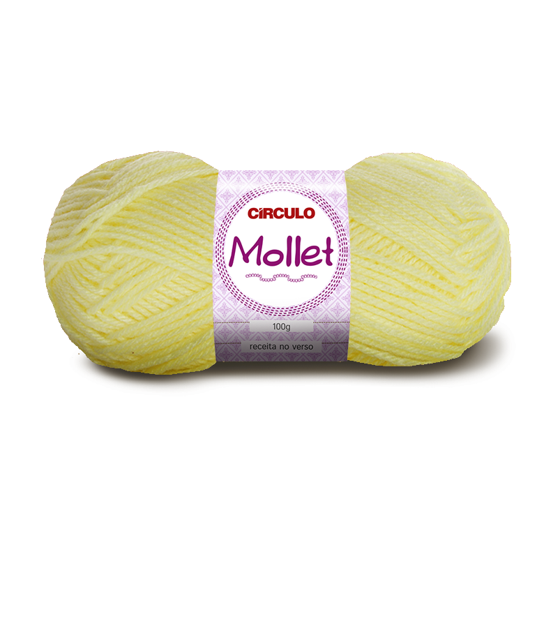 LANA MOLLET CIRCULO 325 AMARELO CANDY